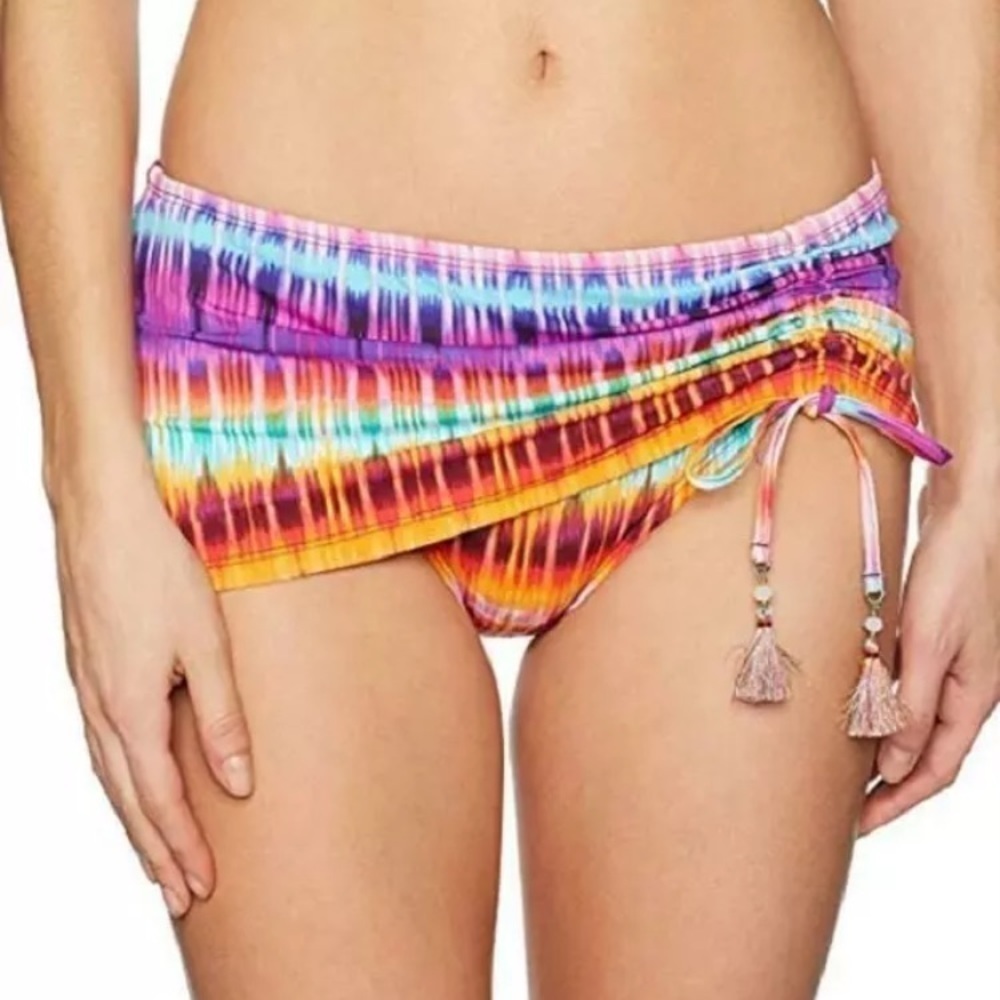 BLEU Rod Beattie Sarong Skirted Swim Bikini Bottom